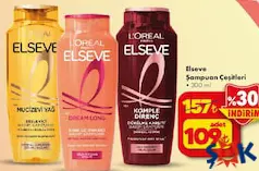 ELSEVE ŞAMPUAN ÇEŞİTLERİ 300 ML